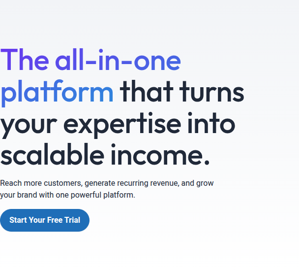 Kartra homepage positioning - all-in-one marketing platform