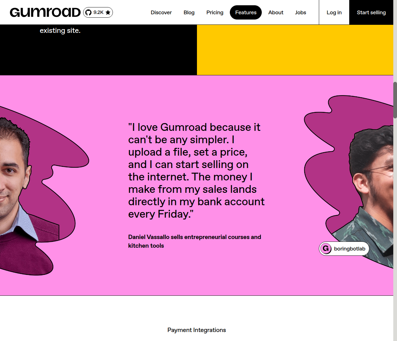 Gumroad payout information